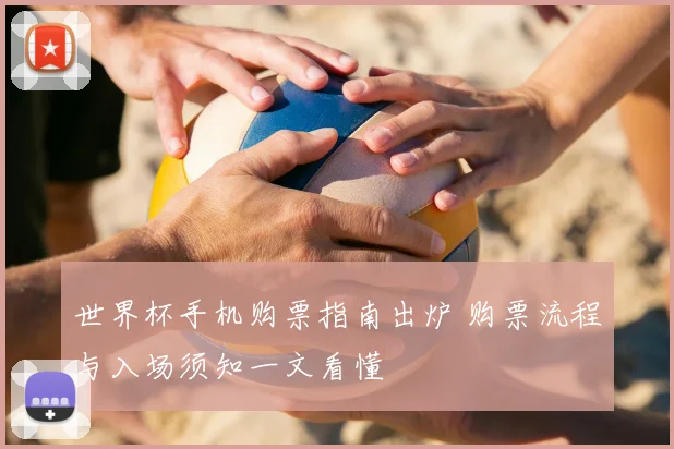 世界杯手机购票指南出炉 购票流程与入场须知一文看懂