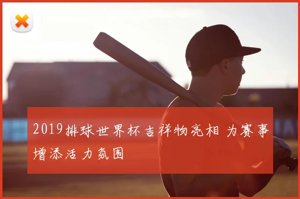 2019排球世界杯吉祥物亮相 为赛事增添活力氛围
